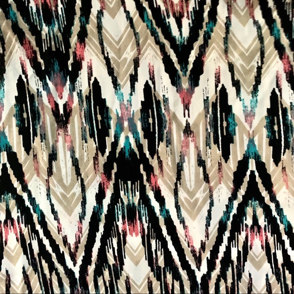 Papaya folk western pattern sleeveless top - Picture 3 of 5